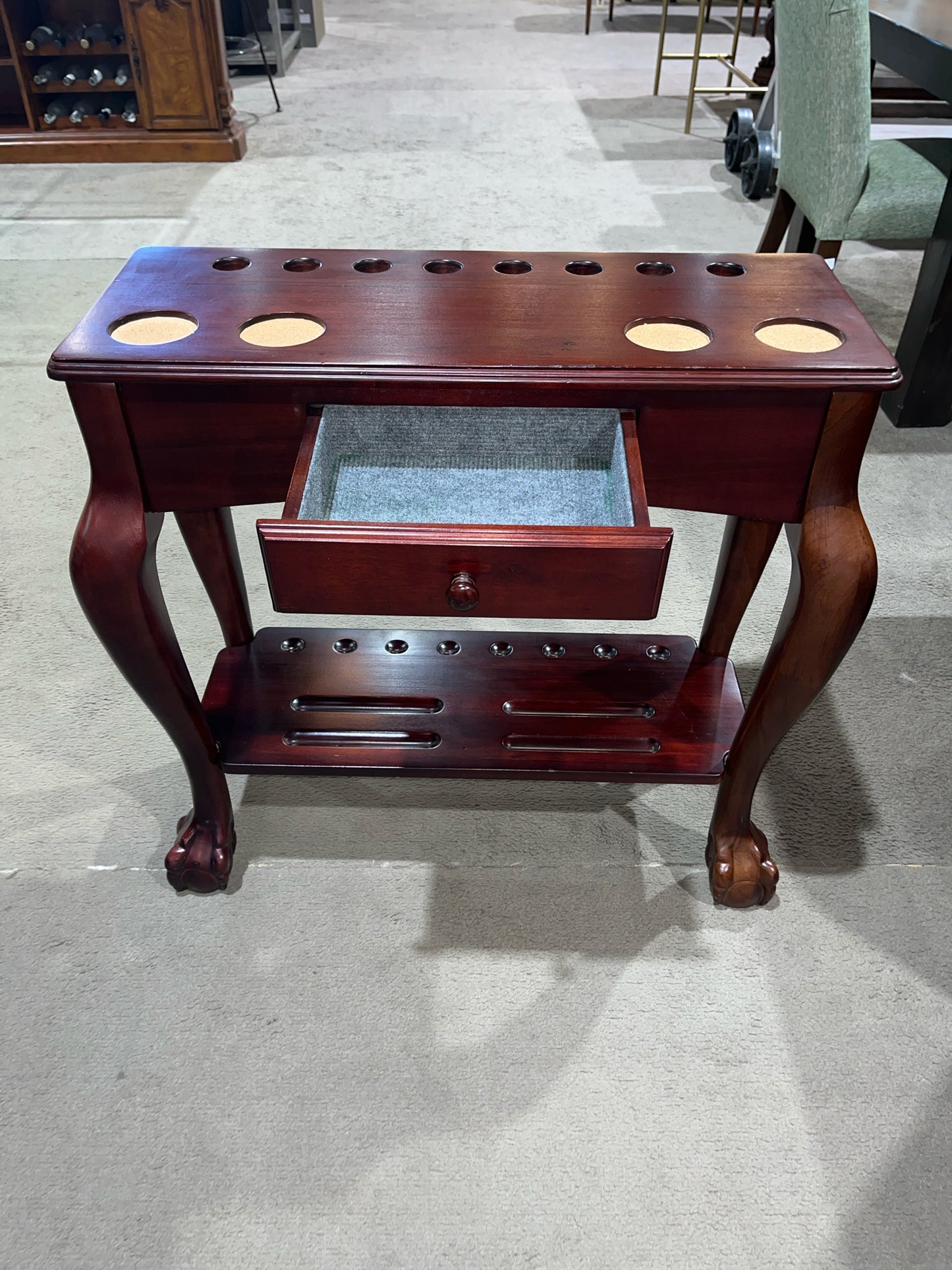Mahogany Pool Stick Holder