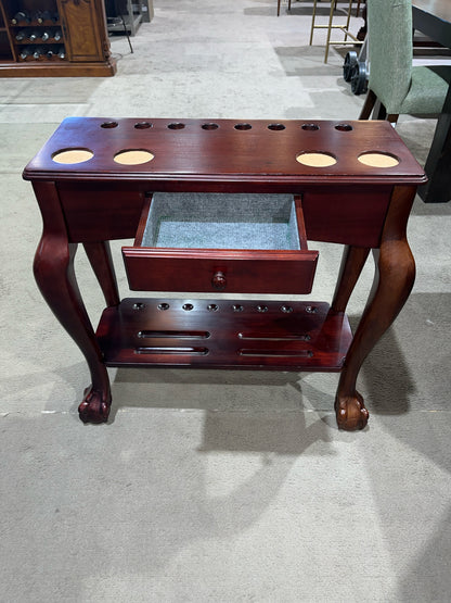 Mahogany Pool Stick Holder