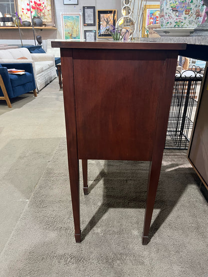 Ethan Allen Federal Style 2 Drawer 2 Door Mahogany Buffet