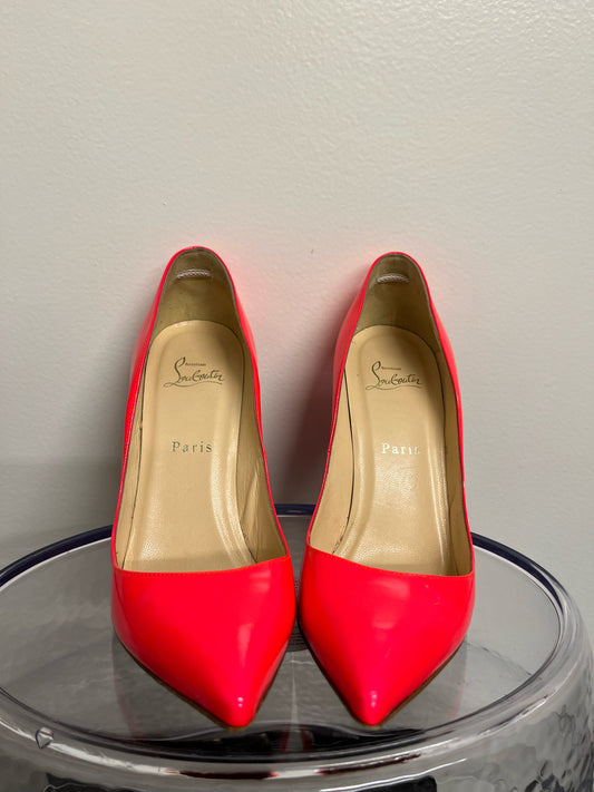 Christian Louboutin Hot Pink Patent Leather Heels