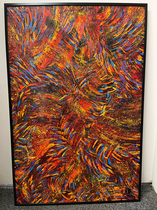 Dennis John Ziegler Orange Canvas