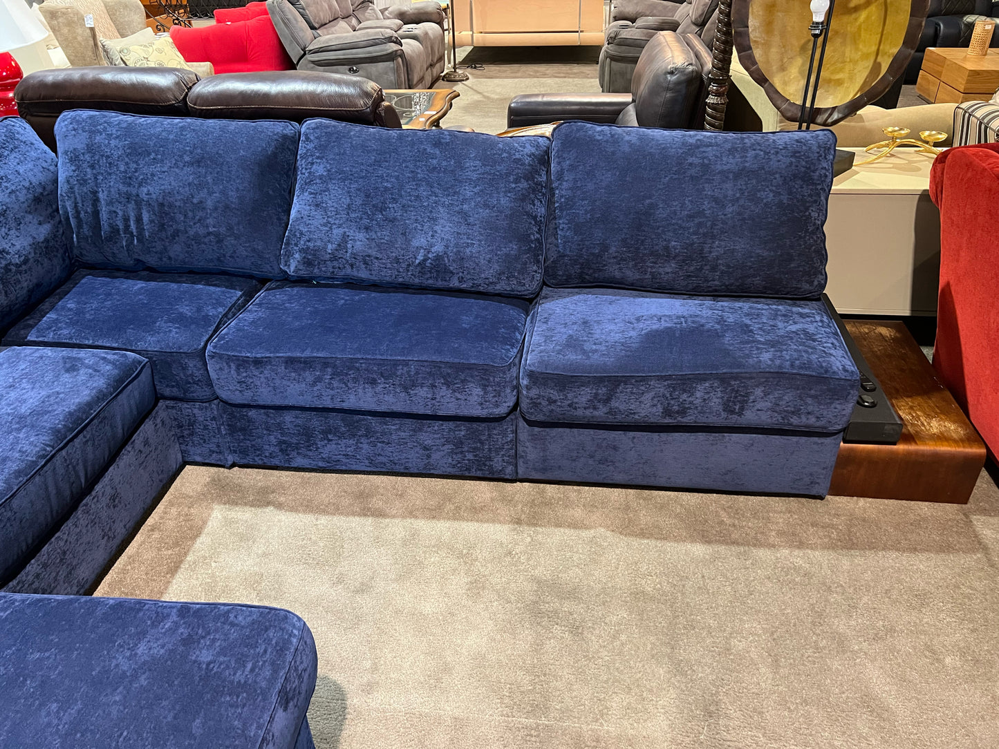 Blue Sectional