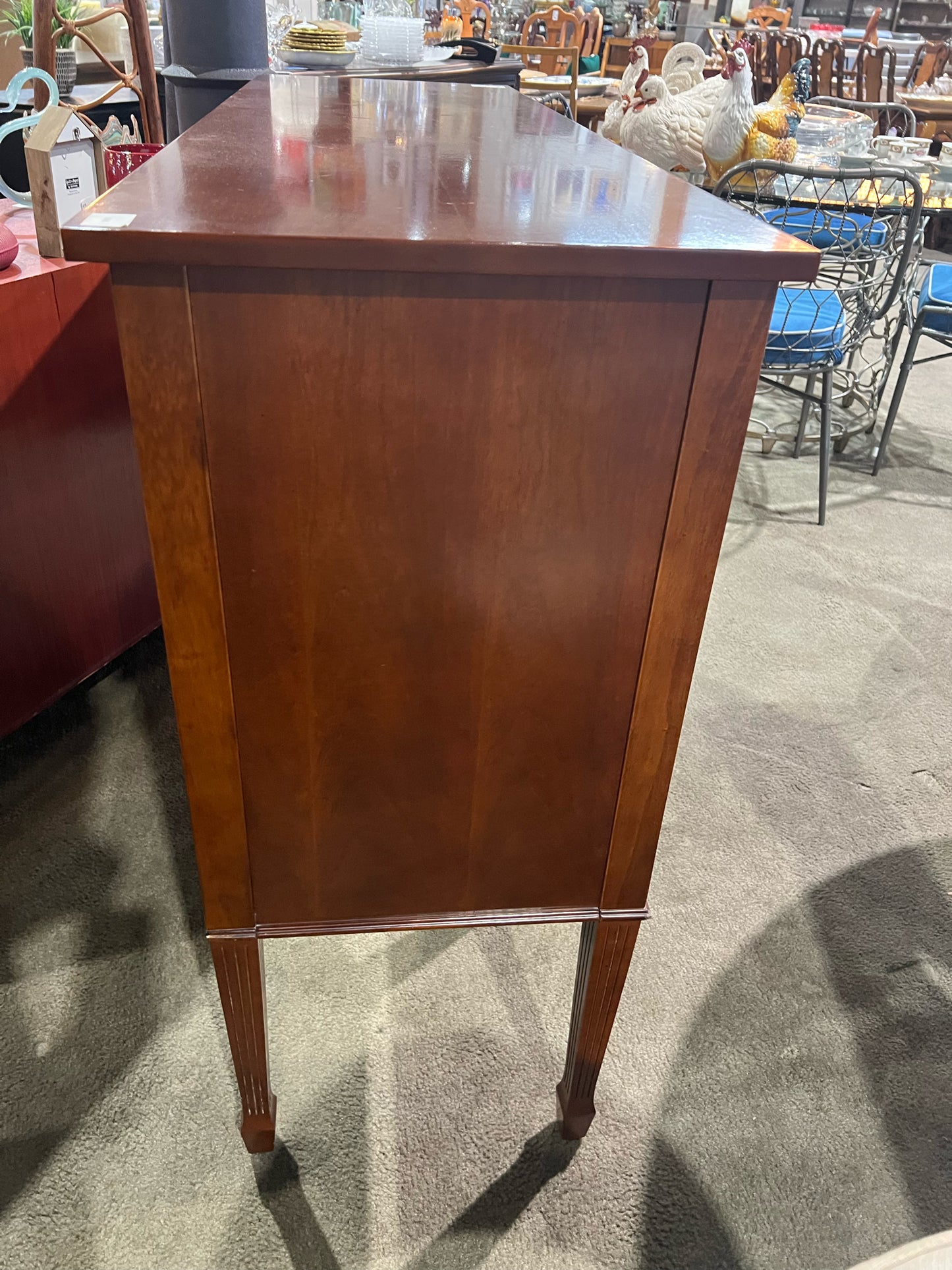 Bombay Company 5 Drawer 2 Door Dark Wood Buffet