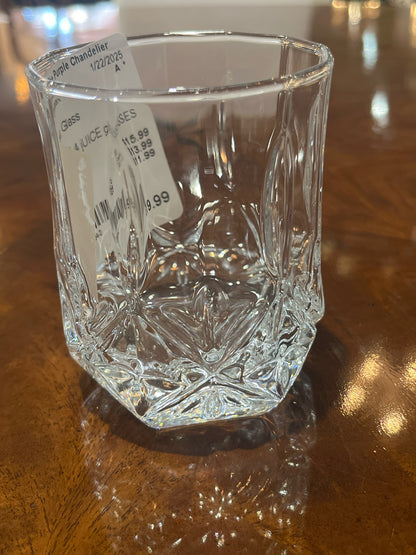 Clear Glass Juice Glasses