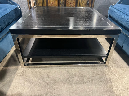 Lexington Black Chrome Coffee Table