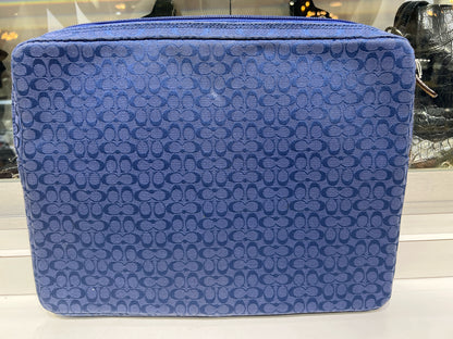 Coach Blue Monogram Tech Case