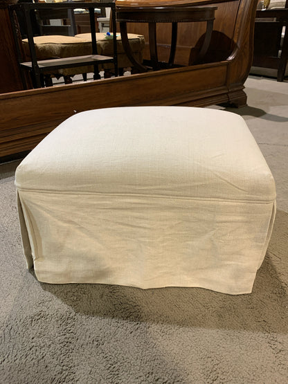 Beige Linen Armchair