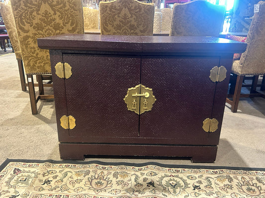 Dark Red Asian Tea Table