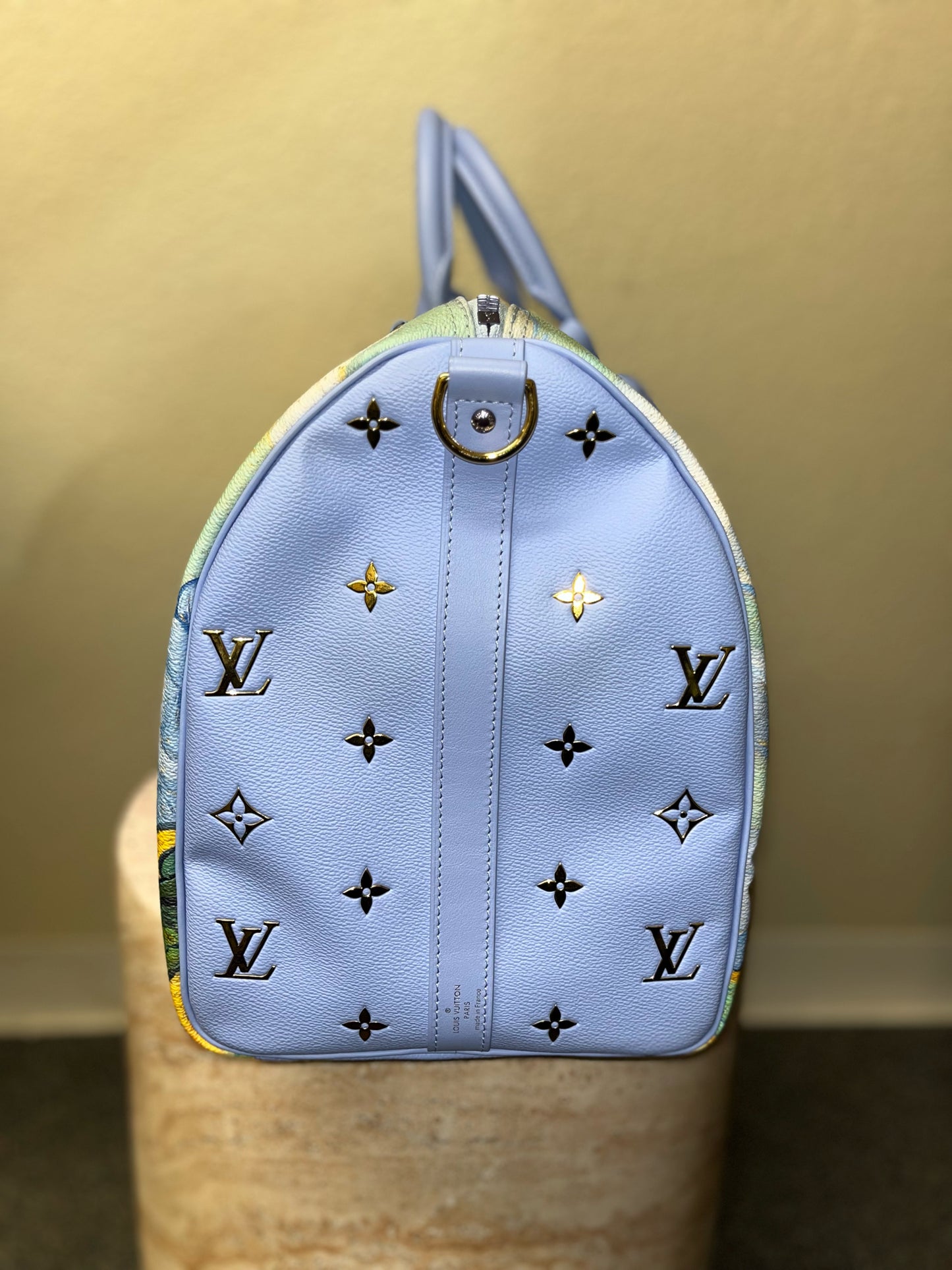 Louis Vuitton x Jeff Koons Limited Edition Blue "Van Gogh" Duffle