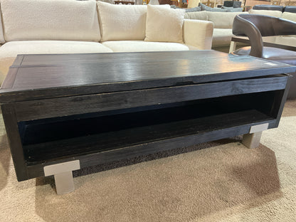 Black Wood Lift Top Coffee Table