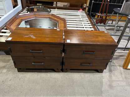 Coaster Dark Brown Wood Yorkshire Nightstand