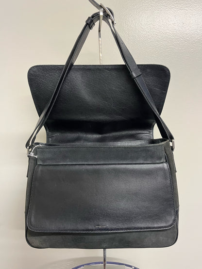 Shinola Detroit Gray Suede Shoulder Bag