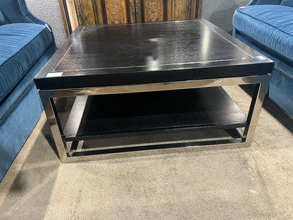 Lexington Black Chrome Coffee Table