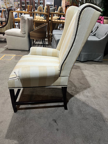 Barclay Butera Beige Wing Chair