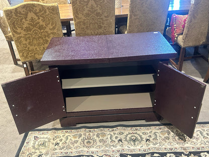 Dark Red Asian Tea Table