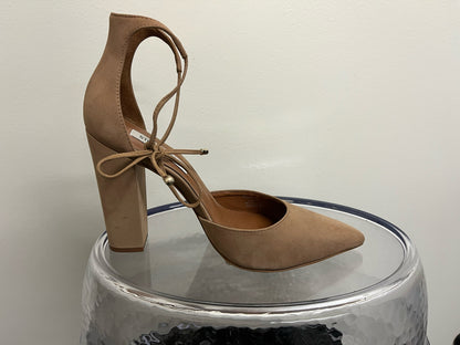 Steve Madden Tan Suede Heels