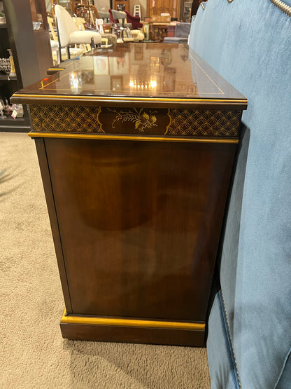 Drexel Heritage 4 Door Asian Style Wood Media Console