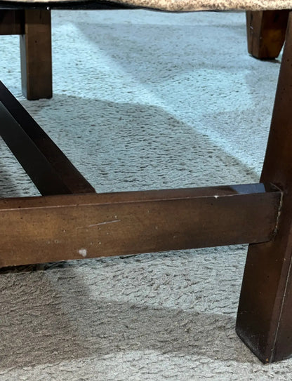 Heckman Brown Wingback Chair