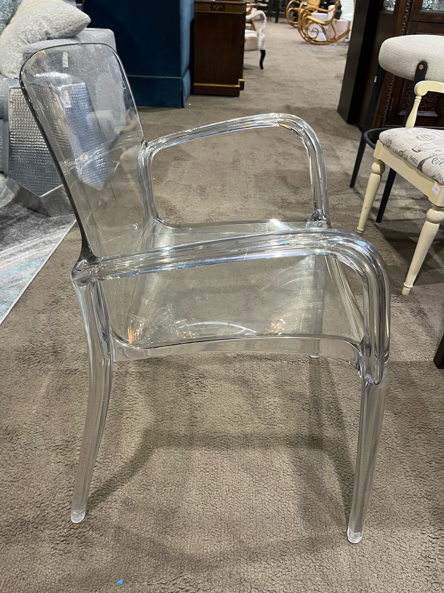 Casprini x Marcello Ziliani Clear Acrylic "Tiffany" Chair