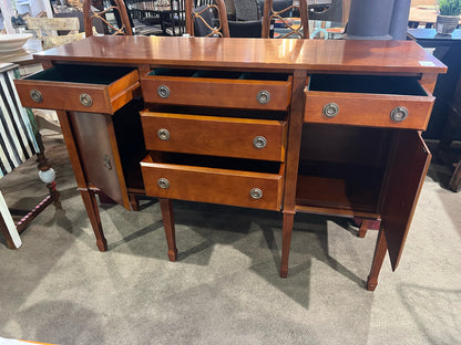 Bombay Company 5 Drawer 2 Door Dark Wood Buffet