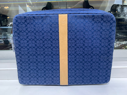 Coach Blue Monogram Tech Case