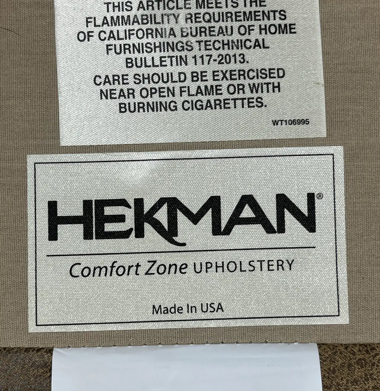 Heckman Brown Wingback Chair