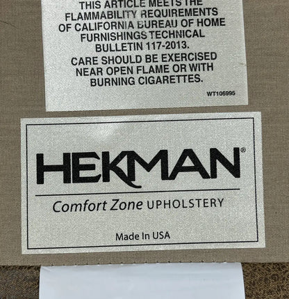 Heckman Brown Wingback Chair