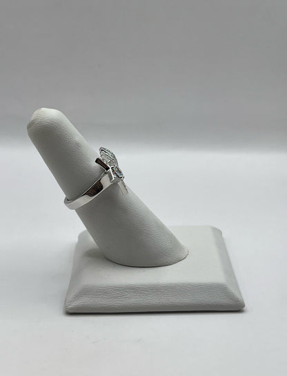 Chanel 18K White Gold & Diamond Comete Ring