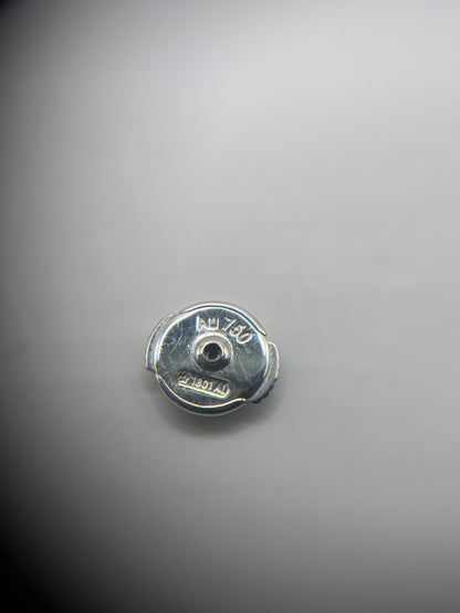 Cartier 18K White Gold & Diamond "Juste un Clou" Earrings