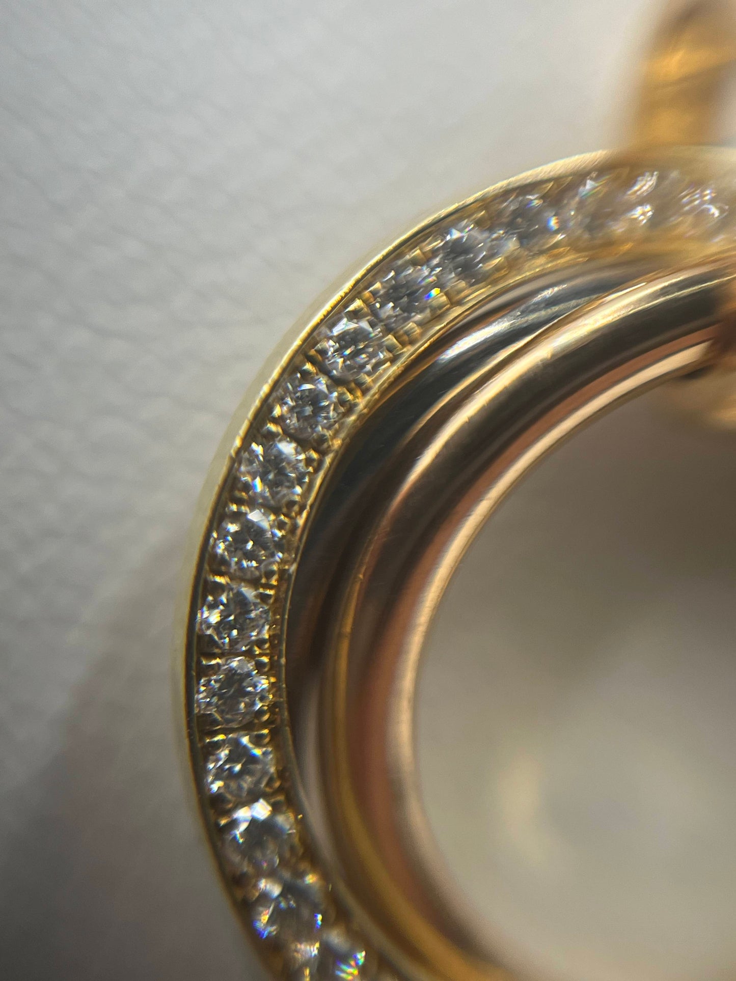 Cartier 18K Gold & Diamond Trinity Necklace