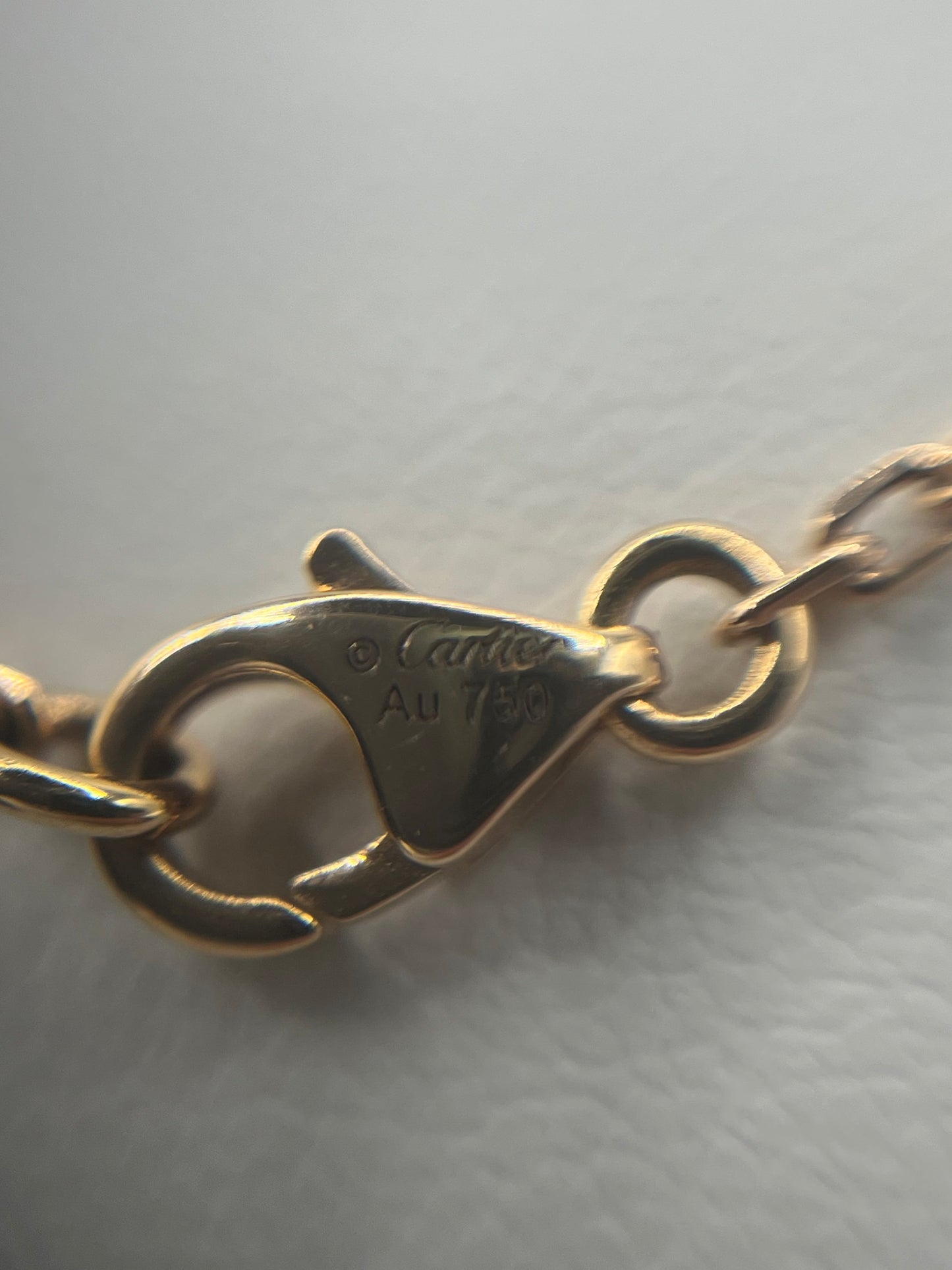 Cartier 18K Gold & Diamond Trinity Necklace