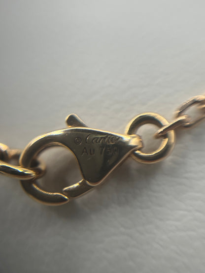 Cartier 18K Gold & Diamond Trinity Necklace