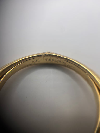 Kat Florence 18K Yellow Gold Zultanite & Diamond Ring