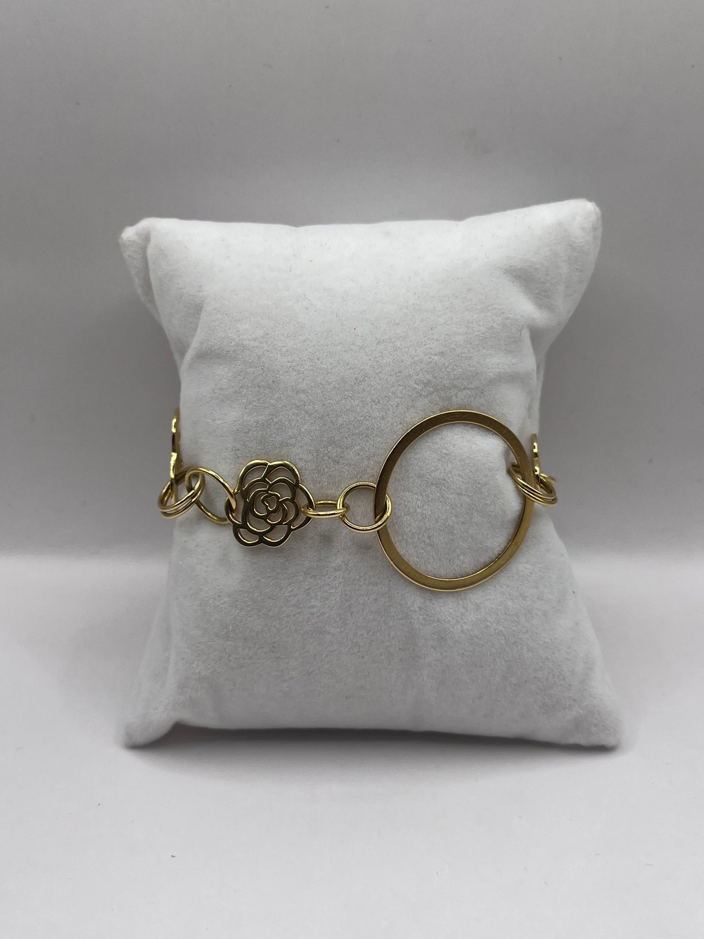 Chanel 18K Yellow Gold "Camelia" Bracelet