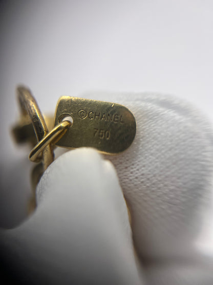 Chanel 18K Yellow Gold "Camelia" Bracelet