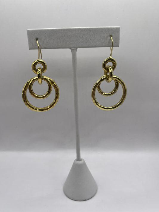 Ippolita 18K Yellow Gold "Circles" Earrings