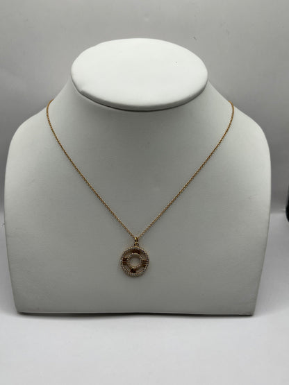 Tiffany & Co. 18K Rose Gold & Diamond "Atlas" Necklace