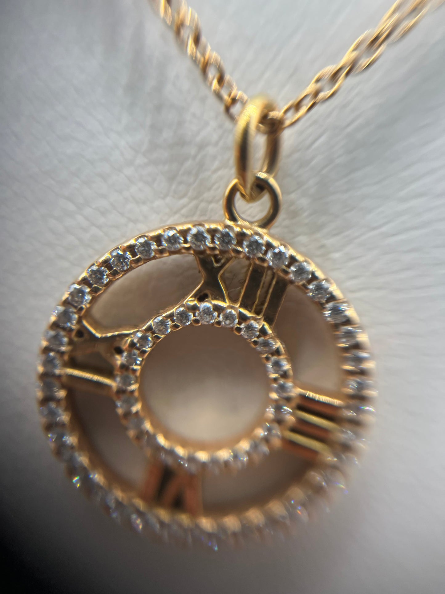 Tiffany & Co. 18K Rose Gold & Diamond "Atlas" Necklace