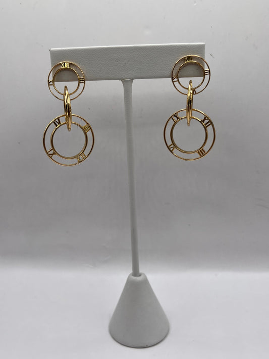 Tiffany & Co 18K Yellow Gold Atlas Earrings