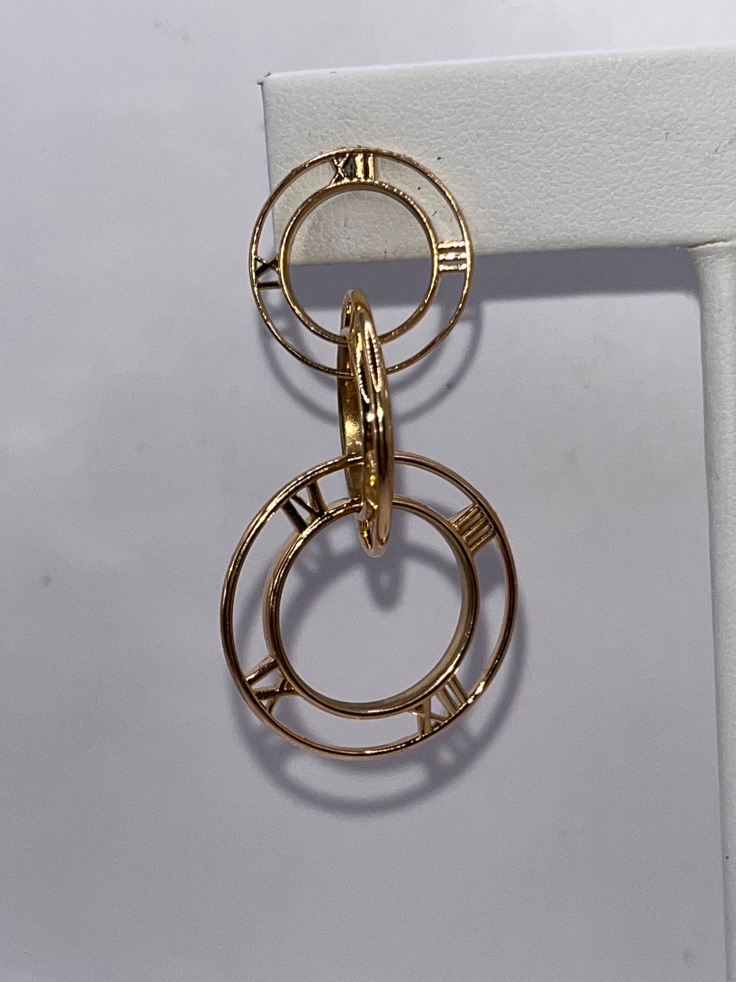 Tiffany & Co 18K Yellow Gold Atlas Earrings