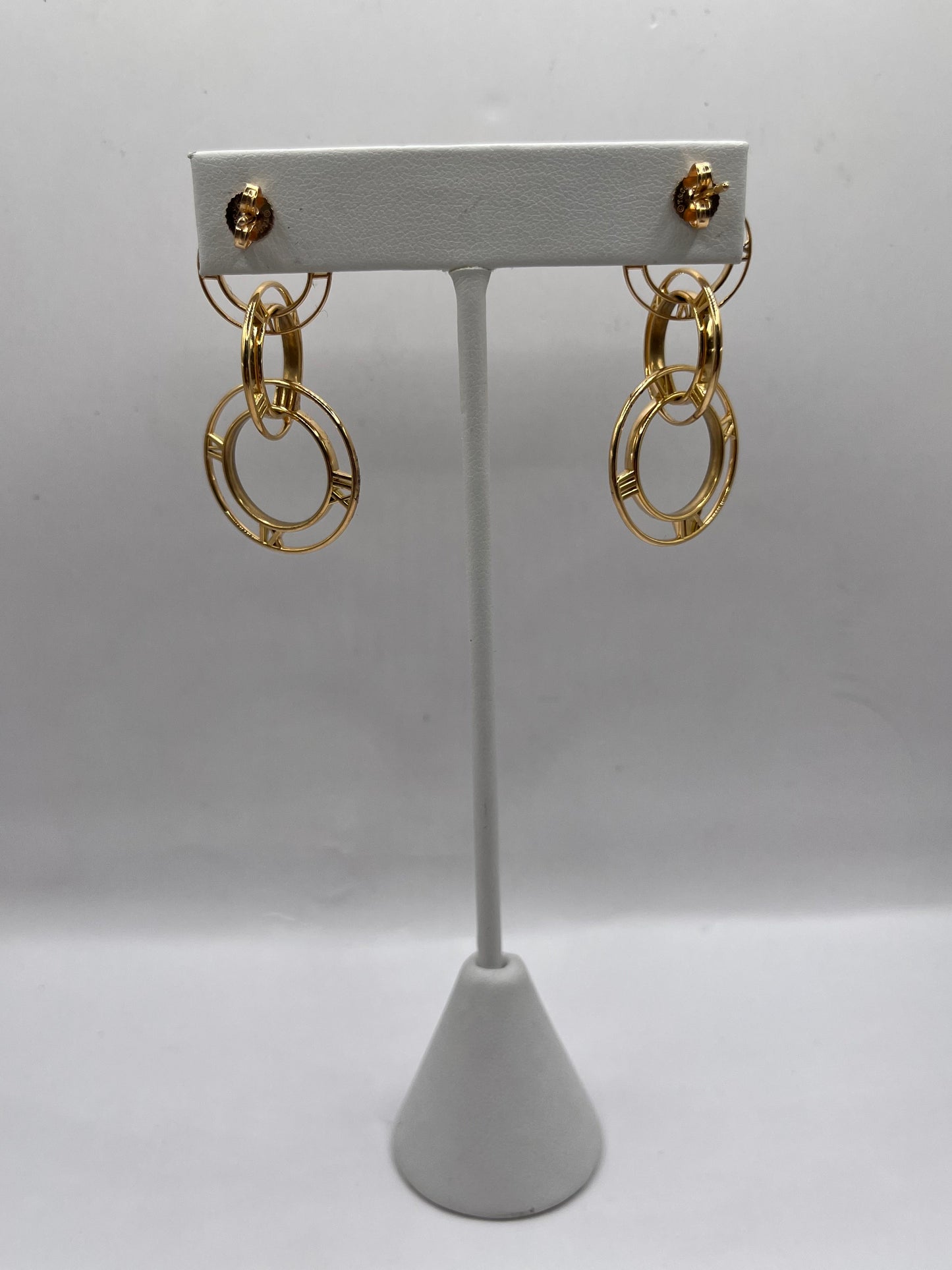 Tiffany & Co 18K Yellow Gold Atlas Earrings