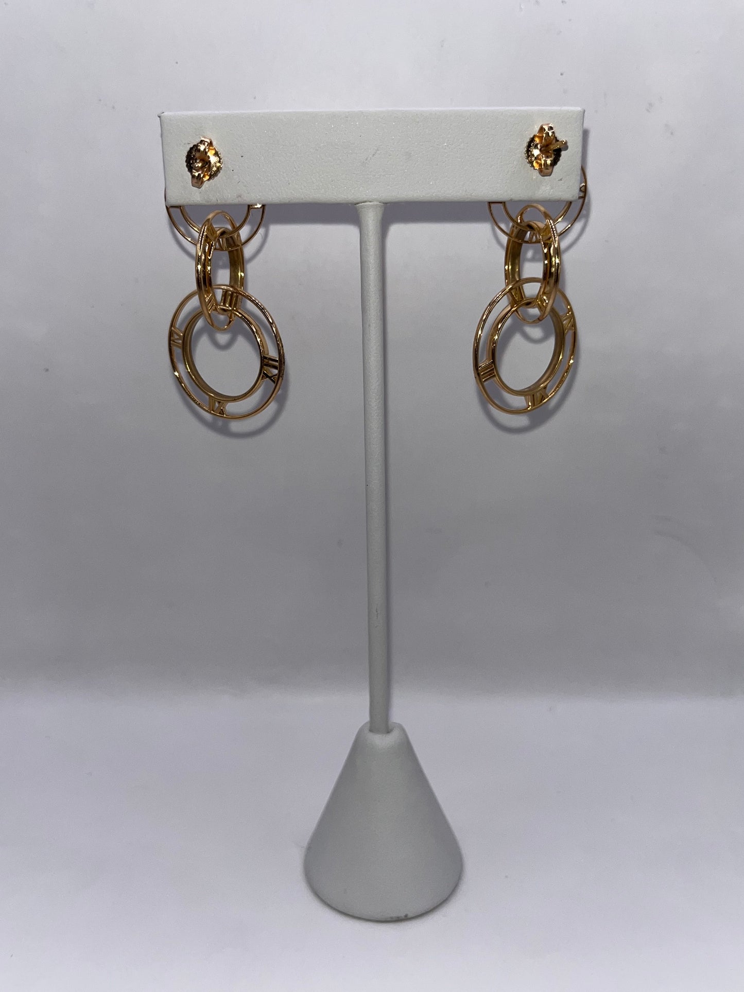 Tiffany & Co 18K Yellow Gold Atlas Earrings