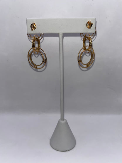 Tiffany & Co 18K Yellow Gold Atlas Earrings