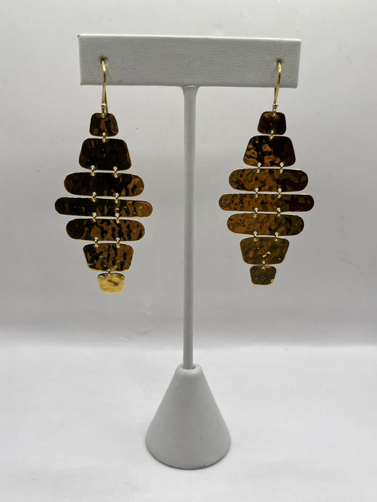 Ippolita 18K Yellow Gold Hammered Earrings