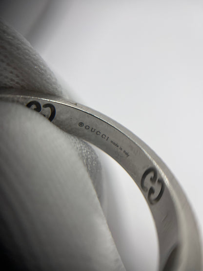 Gucci 18K White Gold & Diamond Ring