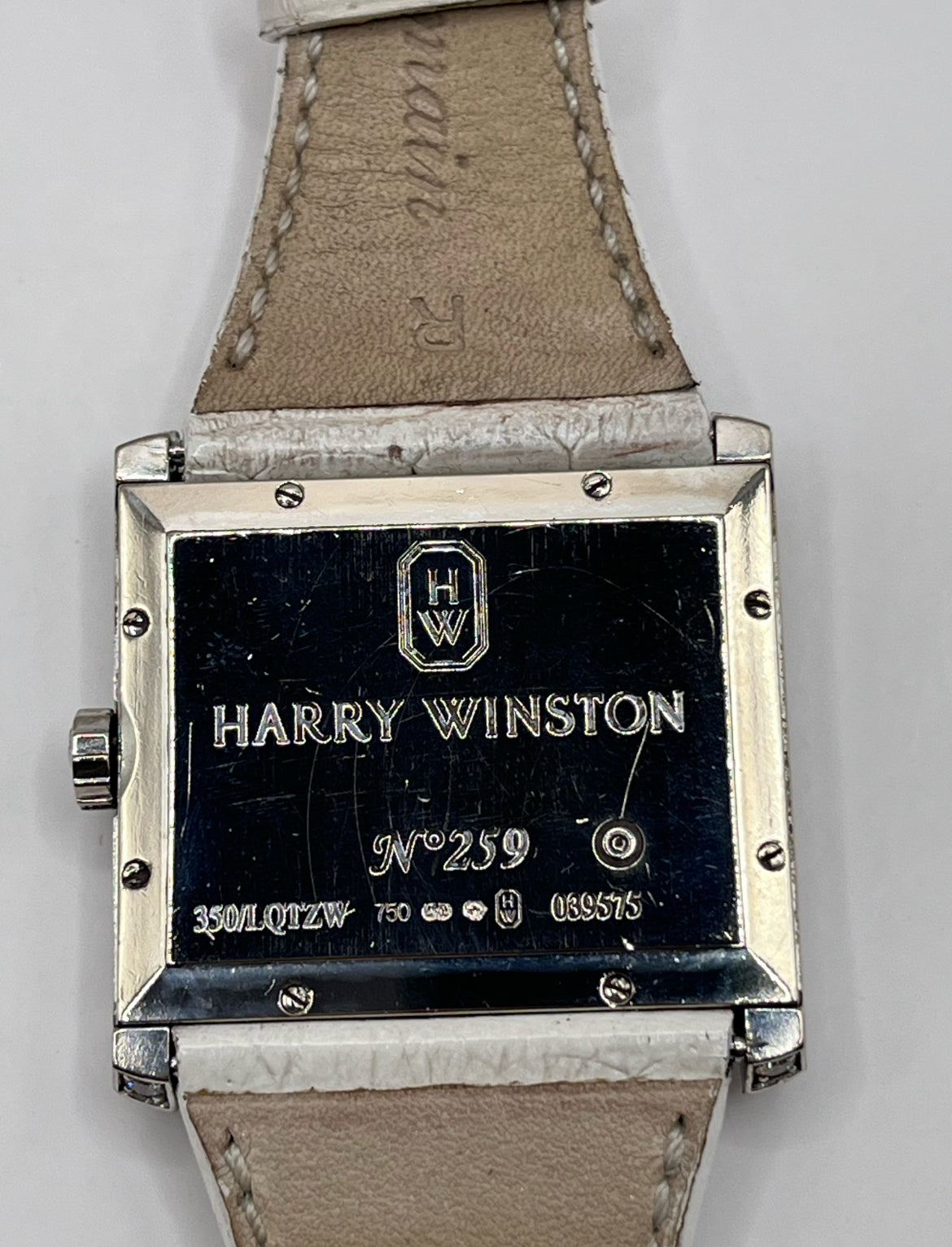Harry Winston 18K White Gold & Diamond "Avenue C" Watch