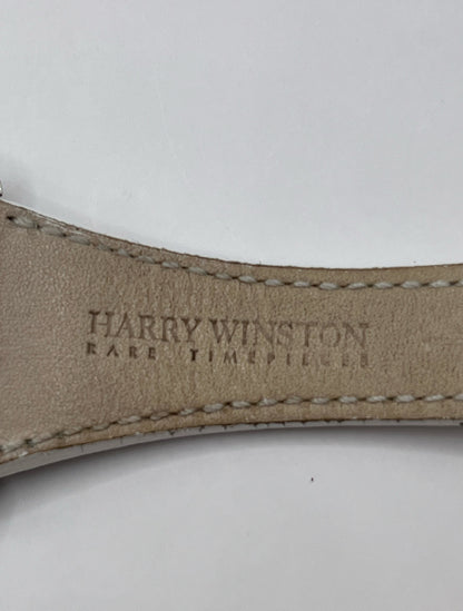 Harry Winston 18K White Gold & Diamond "Avenue C" Watch