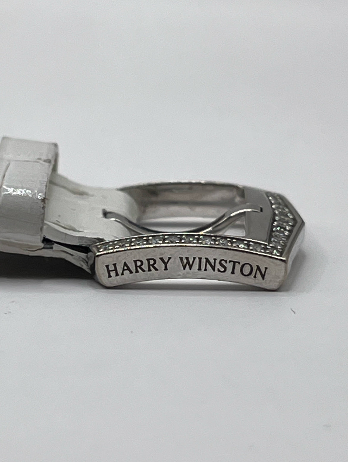 Harry Winston 18K White Gold & Diamond "Avenue C" Watch