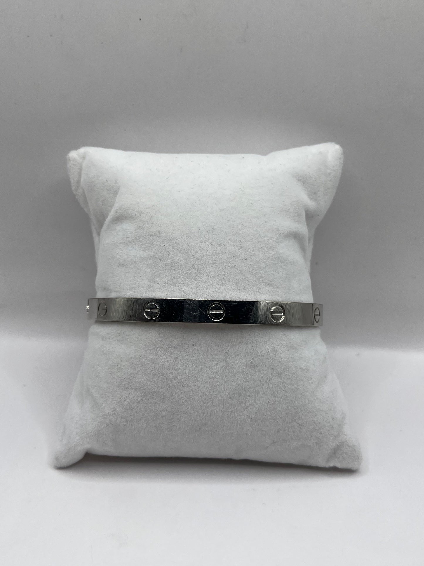 Cartier 18K White Gold "Love" Bracelet