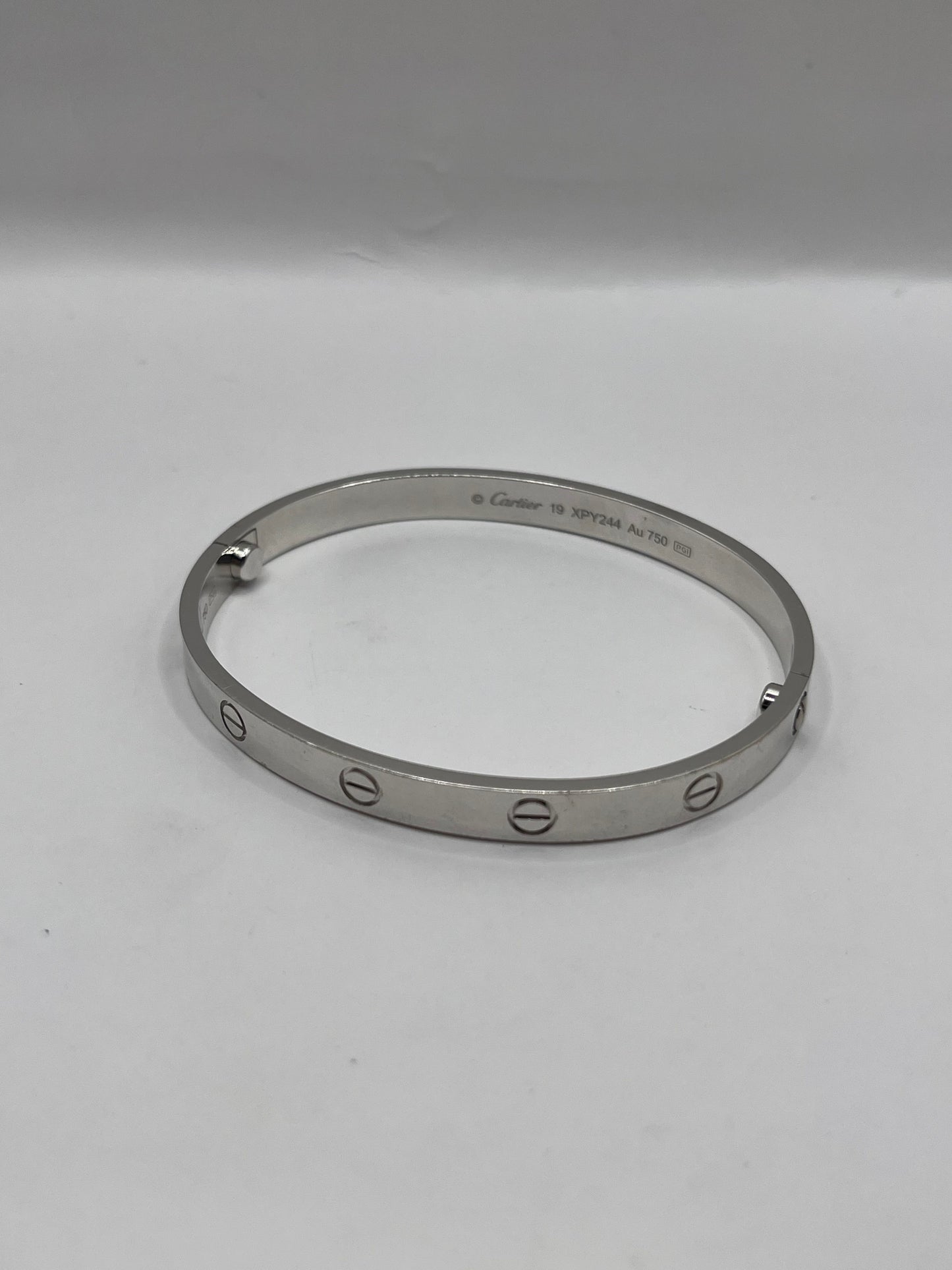Cartier 18K White Gold "Love" Bracelet